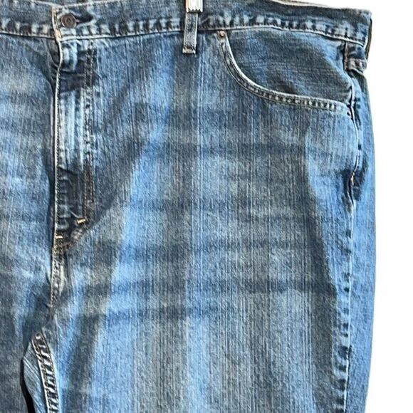 Levis 559 Jeans Relaxed Straight Men 50X32 Medium Blue Wash Chore Cowboy Western - Picture 7 of 12
